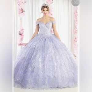 Lavender Sweet 16 Princess dress